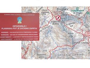 ZAPRT zelo zahtevni odsek planinske poti Zaplanja (2504 m) – Triglavska škrbina – TRIGLAV (2864 m) 1